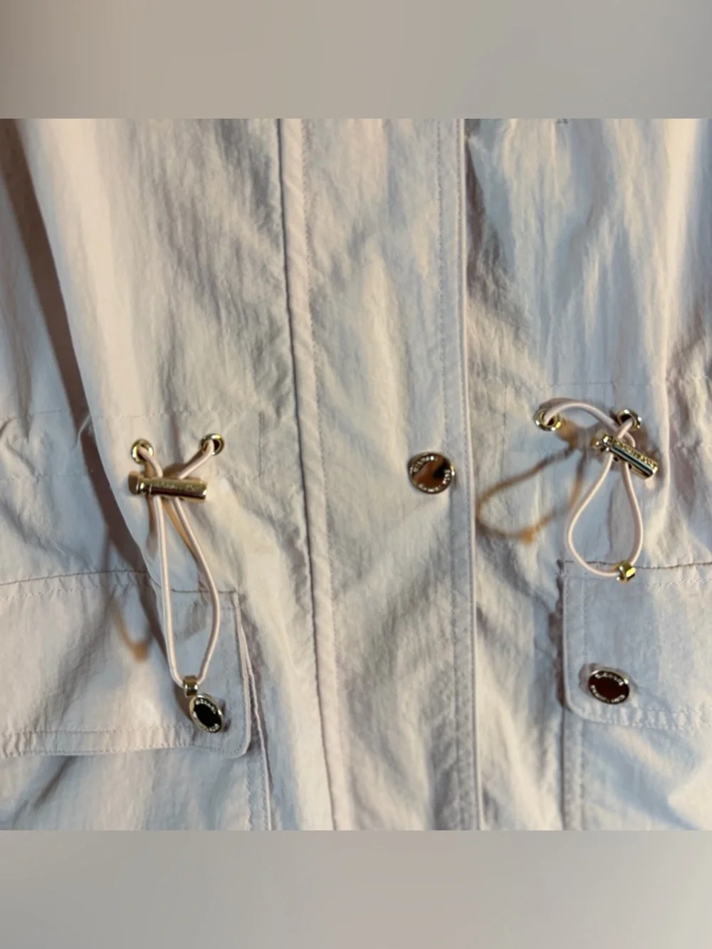 Michael Kors Light Pink Utility Anorak Jacket - Picture 6 of 10